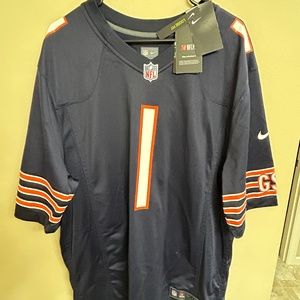 Men's Chicago Bears Justin Fields Nike Navy Jersey